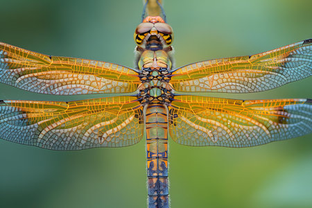 Close up of a dragonfly (Sympetrum vulgatum)の写真素材