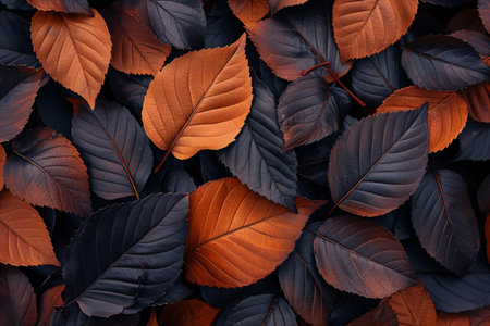 Autumn leaves background. Colorful autumn leaves background. Fall concept.の写真素材