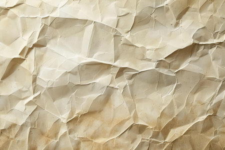 Crumpled paper texture. Old paper background for design and decoration.の写真素材