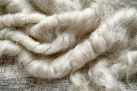 close up of sheep wool texture. sheep wool background. sheep wool textureの写真素材