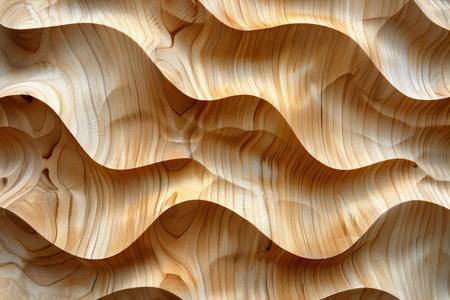 Wooden texture with natural patterns as a background. Close-up.