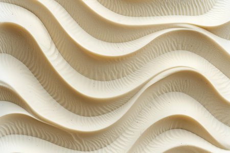 Close up of whipped cream on white background. Abstract background and texture.