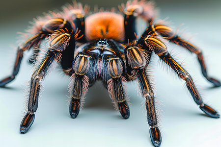 Close up of Tarantula spider (Brachypelma smithi)