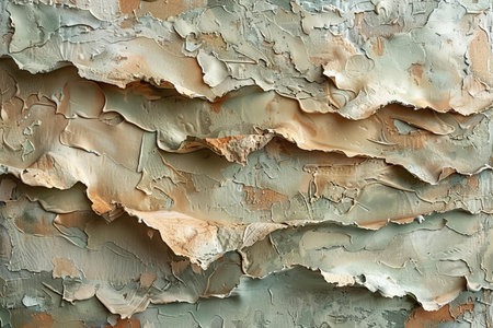 abstract background of old plastered wall with peeling paint.