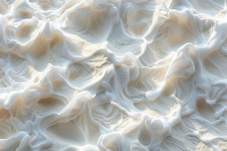 Close up of white mushroom texture. Abstract background and texture for design.の写真素材