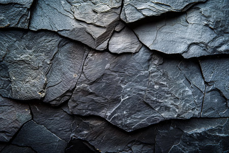 Black stone wall texture or background. Black stone wall texture background.