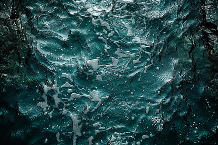 abstract background of water drops on the surface of the sea or ocean