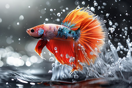 Betta splendens.