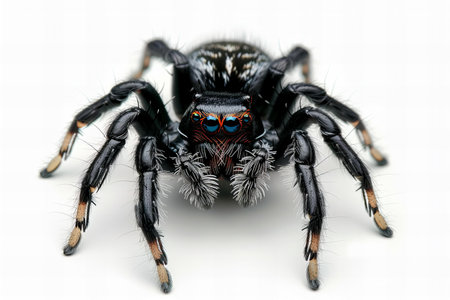 Tarantula spider isolated on white background. 3D illustration.の写真素材