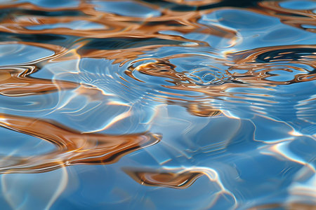 abstract background of rippled water surface with ripples and waves