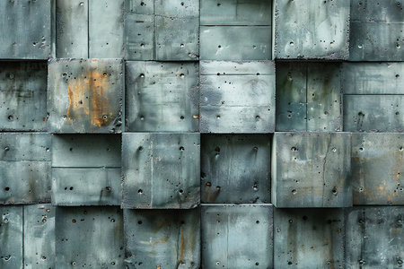 Metal wall texture. Abstract background for design with copy space for text or image.の写真素材