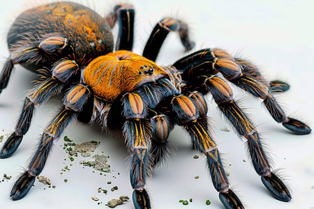 Mexican Fireleg Tarantula (Brachypelma smithi)の写真素材