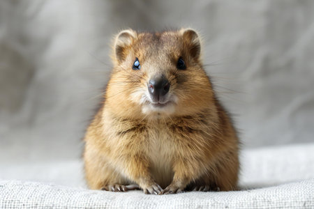 Portrait of a red-bellied hamsterの写真素材