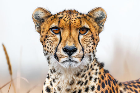 Cheetah in the Okavango Delta - Moremi National Park in Botswanaの写真素材