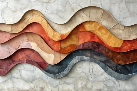 Colorful marble texture background, 3d rendering. Computer digital drawing.の写真素材