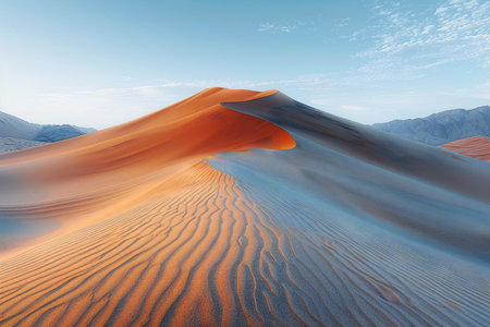 Desert dunes in Death Valley National Park, California, USA