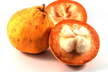 Sentol fruit on white backgroundの写真素材