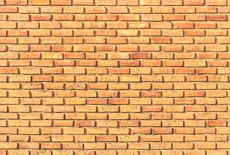 Orange brick wall texture for background useの写真素材