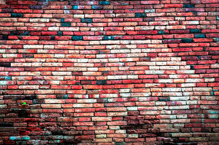 Old brick wall texture backgroundの写真素材