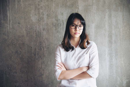 Lovely Asian young lady portriat - happy woman day lifestyle conceptの写真素材