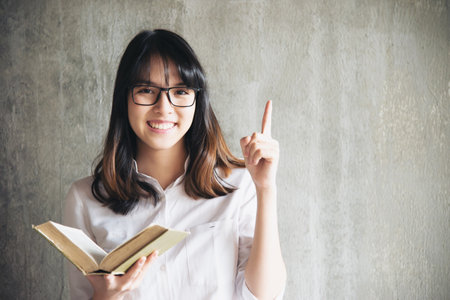 Lovely Asian young lady portriat - happy woman day lifestyle conceptの写真素材