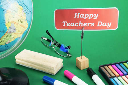 World Teachers' Day background - 5 October Unesco World Teachers's Day celebration conceptの写真素材