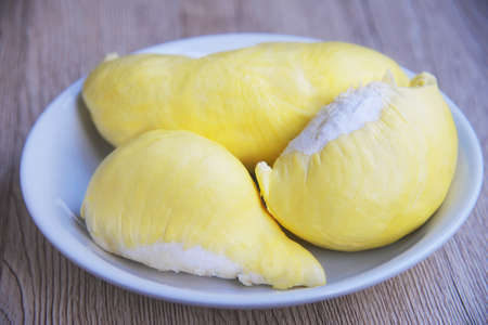 Ripe durian ready to eat, Thailandの写真素材