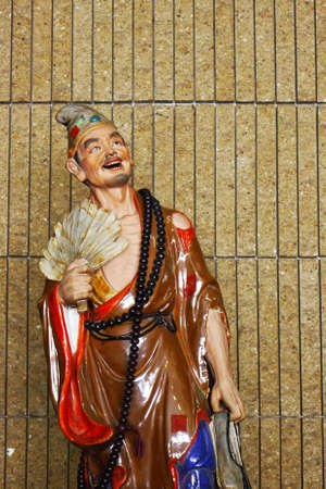 The statue in china templeの写真素材