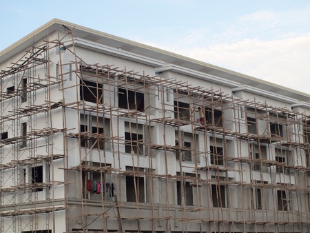 Buildings were constructed