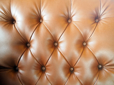 Brown Luxury buttoned leather 