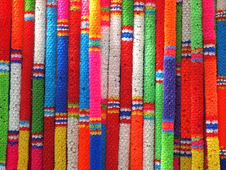 Thai-style chaplet textureの写真素材