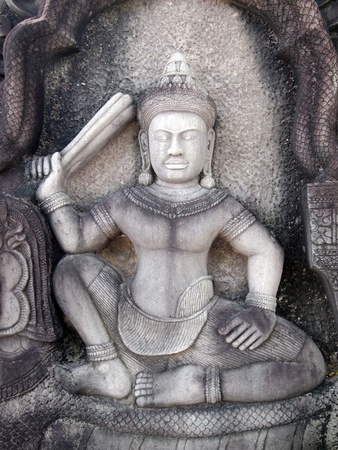 Ancient buddhist khmer templeの写真素材