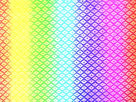 Rainbow polyester fabric texture