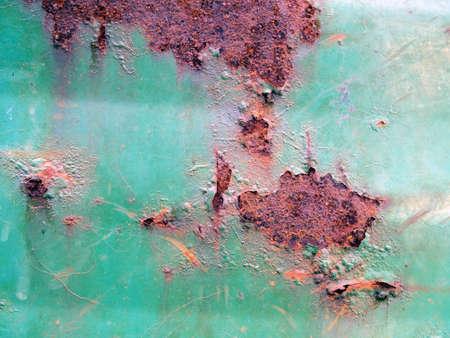 rusty corrugated iron texture 