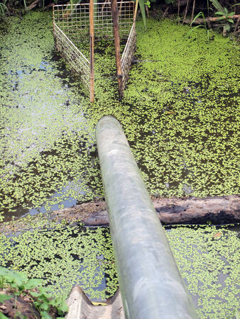 Old Iron waterspoutの写真素材