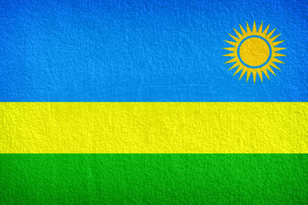 Grunge flag of Rwandaの写真素材
