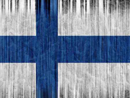 Finland flag paper textureの写真素材