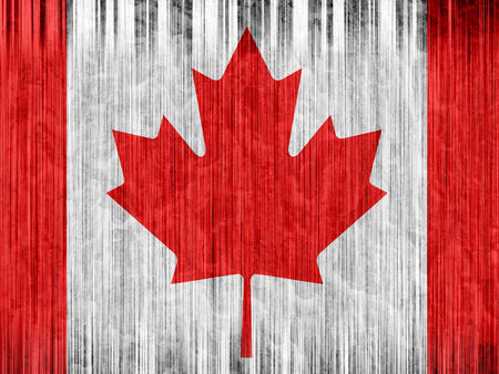 Canada flag paper textureの写真素材