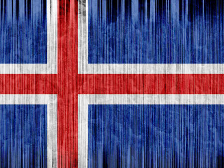Iceland flag paper textureの写真素材