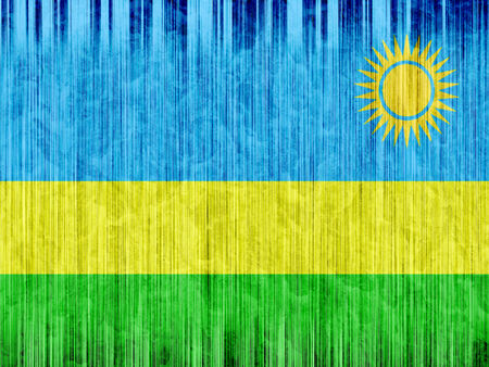Rwanda flag paper textureの写真素材