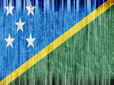 solomon islands flag paper textureの写真素材