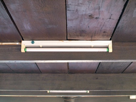 Dirty Fluorescent Lampの写真素材