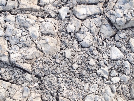 Top view shot of cracked soilの写真素材