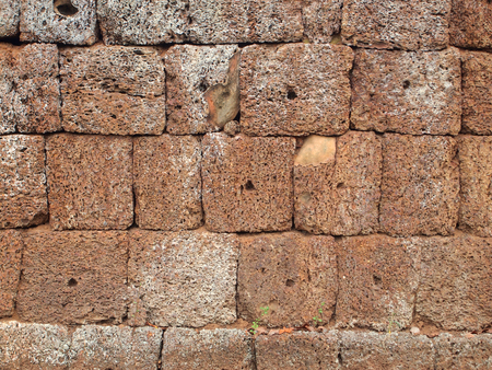 Background of brick wall textureの写真素材