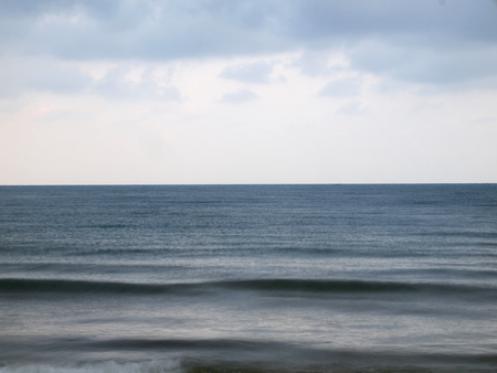 Slow shutter seascape viewの写真素材