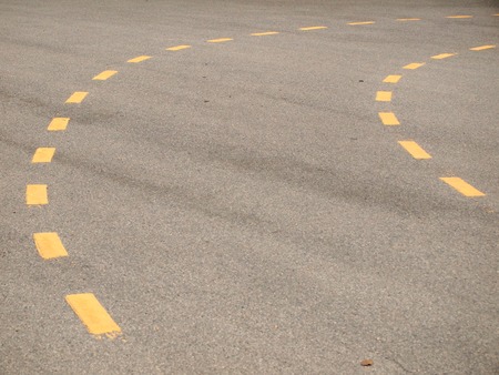 curve asphalt road viewの写真素材