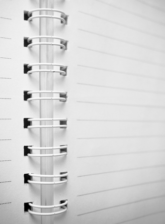 close up open book on the tableの写真素材