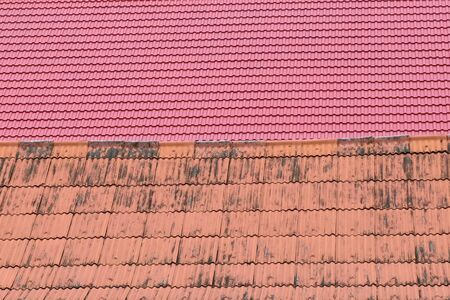 roof tiles texture backgroundの写真素材