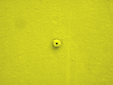 Old yellow rusty metal surface grounge backgroundの写真素材