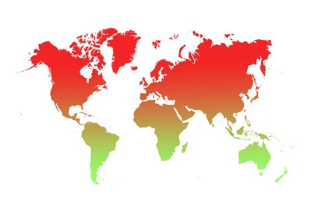 globe earth map red hot backgroundの写真素材